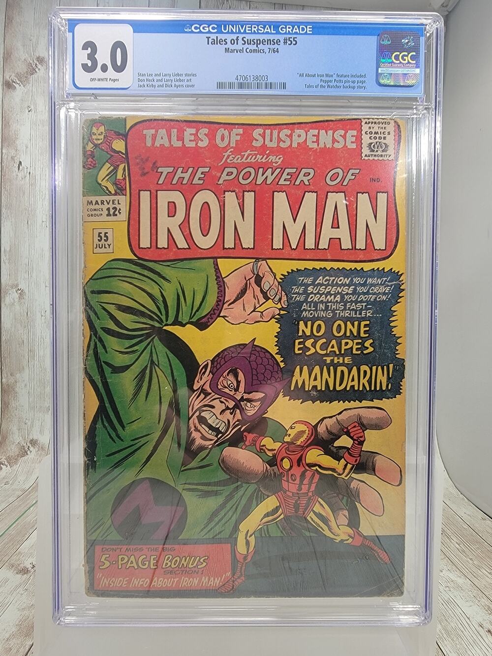 Tales of Suspense featuring Iron Man #55 (Marvel Comics) CGC 3.0